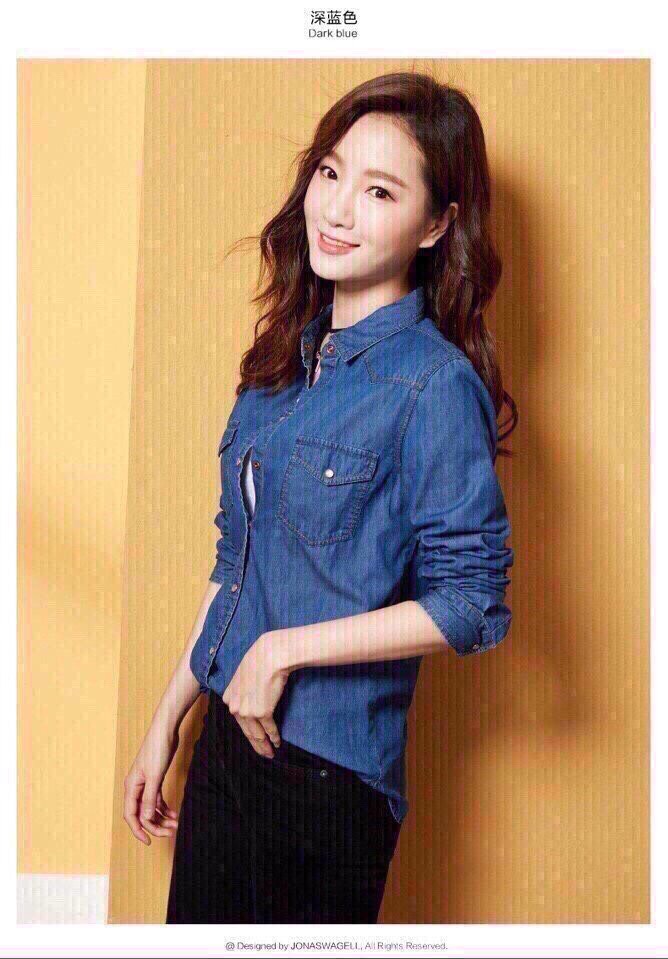 ÁO SƠ MI JEAN NỮ HOLLISTER TAY DÀI